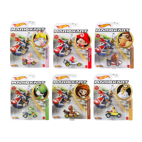 Hot Wheels Mario Kart Cars Assorted