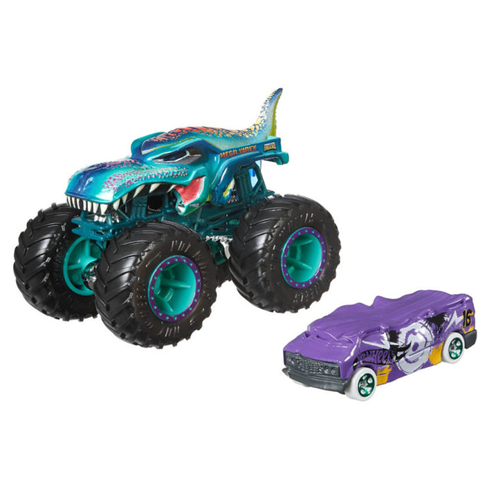 Hot Wheels Monster Truck with Matching Car Assorted