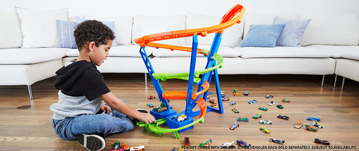 Hot Wheels Spiral Speed Crash Cyclone Clash