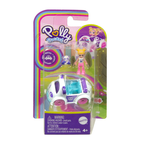 Polly Pocket Matching Pollyville Vehicle Assorted