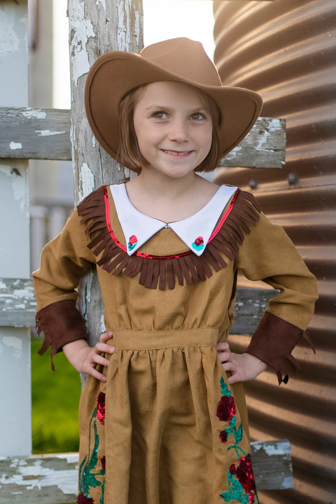 Kids Brown Cowboy Hat