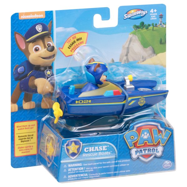 SwimWays Paw Patrol Chase Rescue Boat