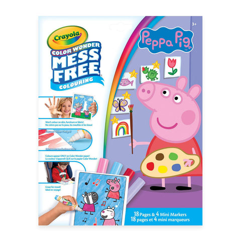 Crayola  Peppa Pig Colour Wonder Mess-Free Colouring Pages & Mini Markers