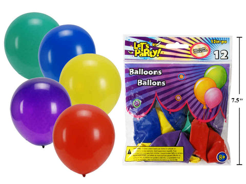 Let's Party 12" Helium Quality Balloons