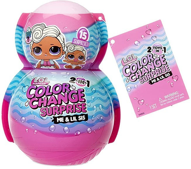 L.O.L. Surprise! 2-in-1 Me & My Lil Sis Color Change Surprise Assorted