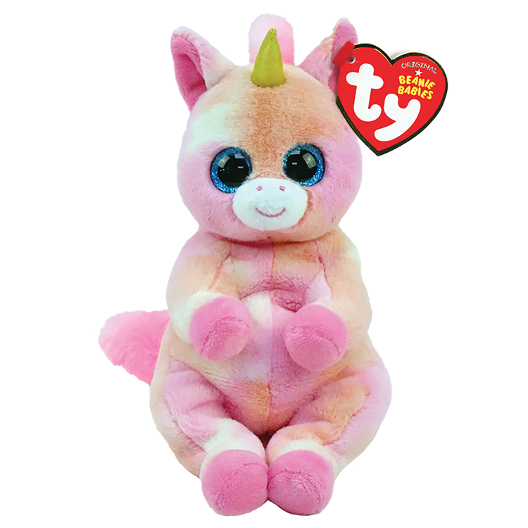 TY Beanie Babies - Skylar the Pink & Orange Unicorn 6" Plush