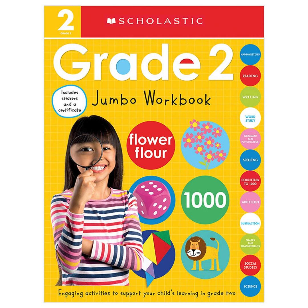 Second Grade Jumbo Workbook: Scholastic Early Learners