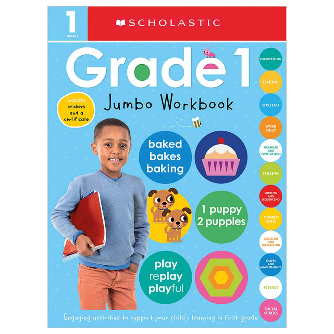 First Grade Jumbo Workbook: Scholastic Early Learners