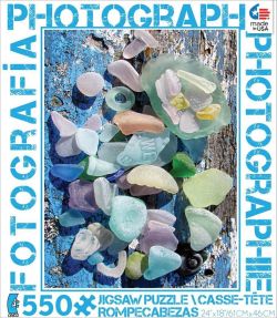 Ceaco Photography Sea Glass 550 Piece Puzzle