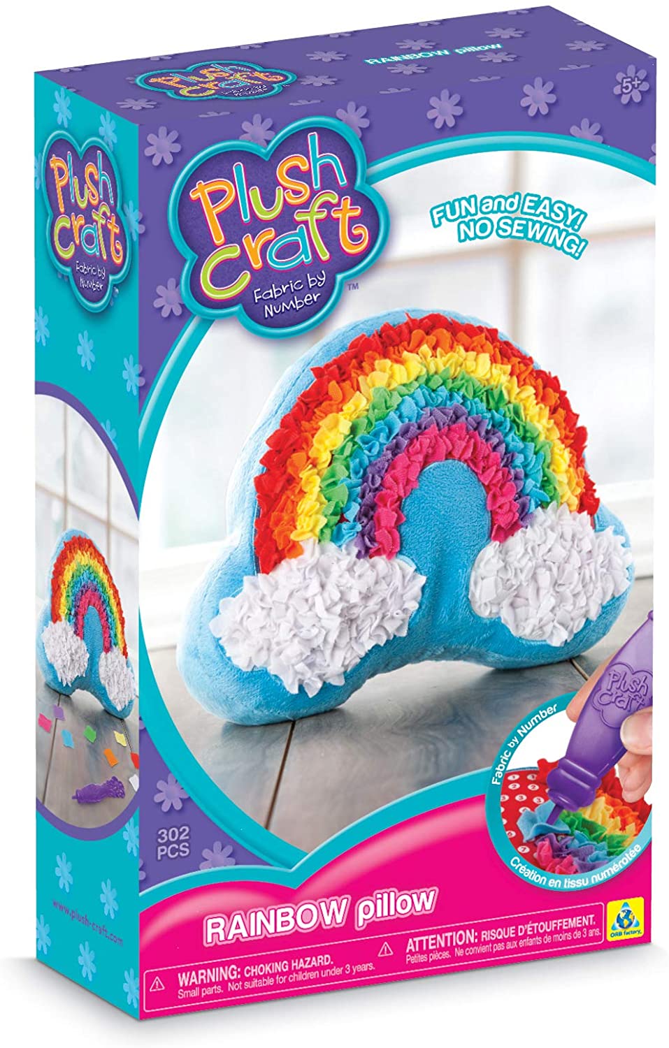PlushCraft: Rainbow Pillow