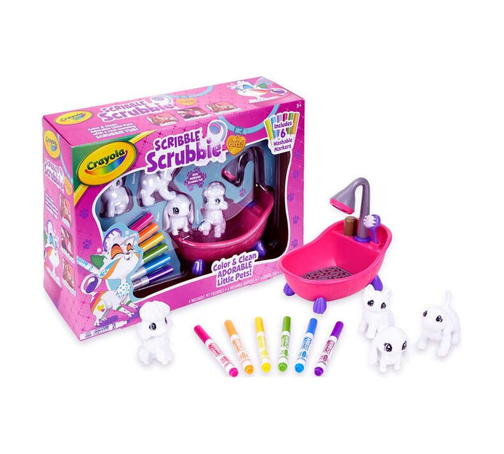 Crayola Scribble Scrubbie Pets Scrub Tub Playset