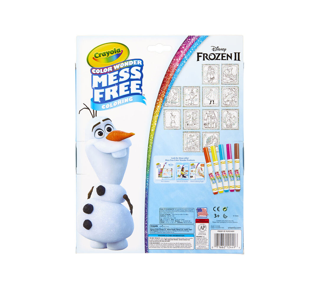 Crayola Frozen 2 Colour Wonder Mess Free Glitter Effects Set