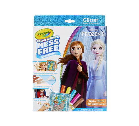 Crayola Frozen 2 Colour Wonder Mess Free Glitter Effects Set