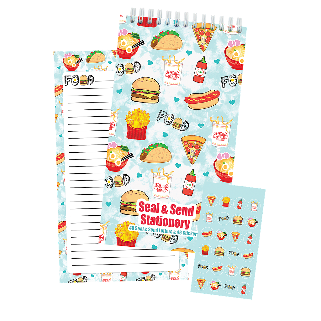 Iscream Junk Food Seal & Send Stationery