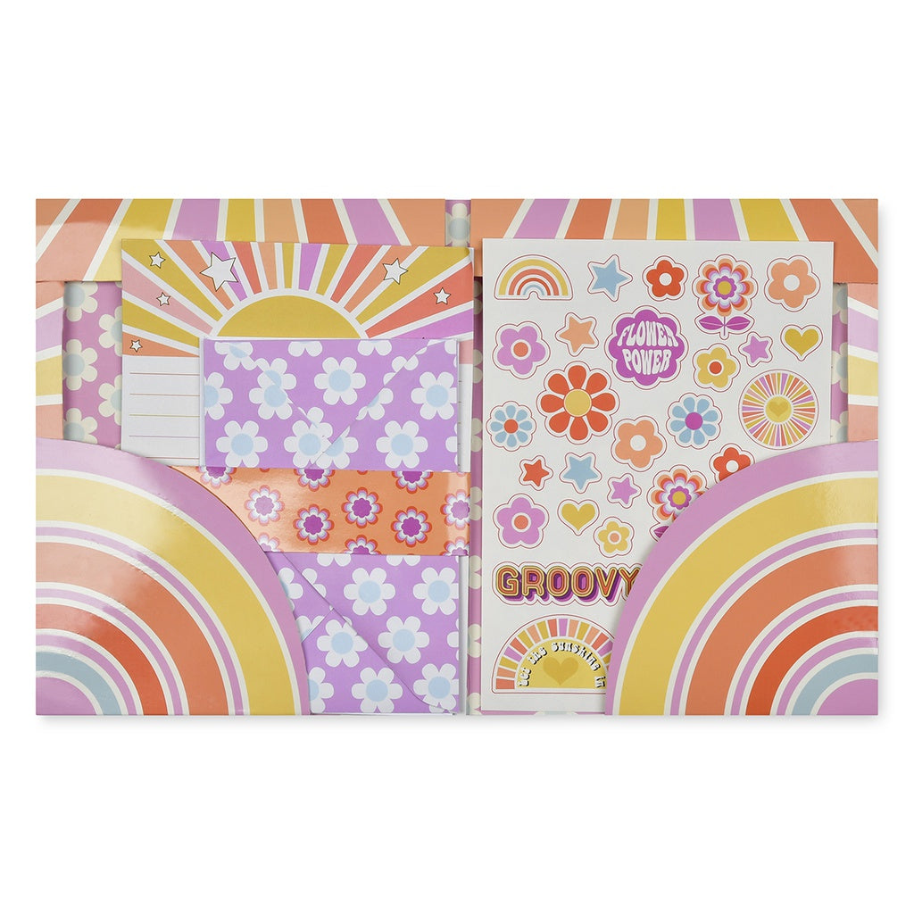 Iscream Feelin' Groovy Pen Pal Stationery Set