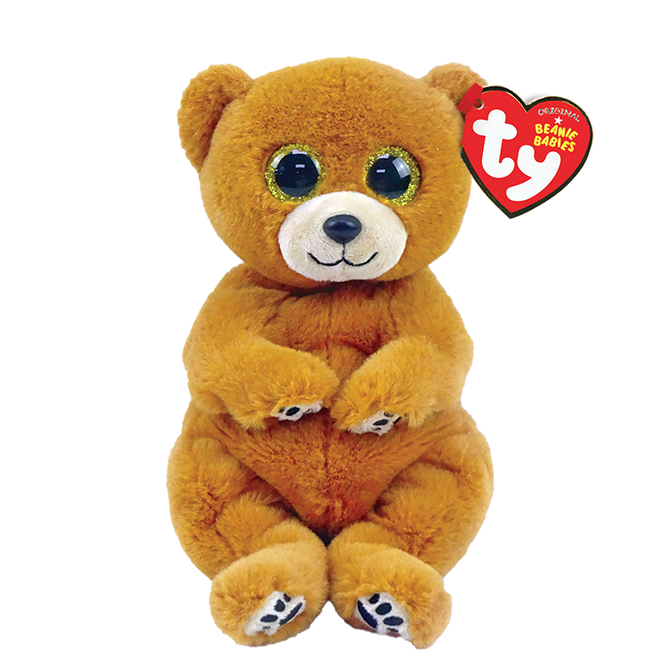 TY Beanie Bellies Duncan the Brown Bear 6" Plush