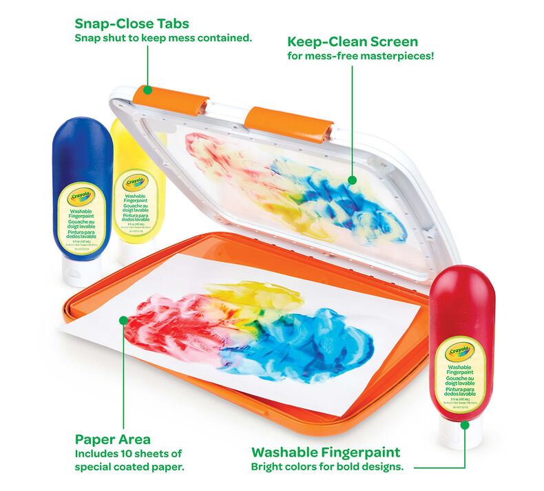 Crayola Easy Clean Finger Paint Station