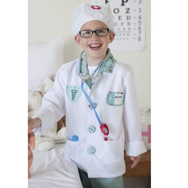 Doctor with Accessories Dress Up Costume (Size 5-6)