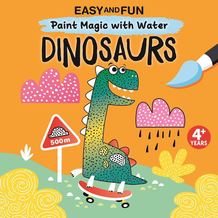 Easy and Fun Paint Magic with Water: Dinosaurs