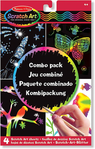 Melissa & Doug Scratch Art Combo Pack