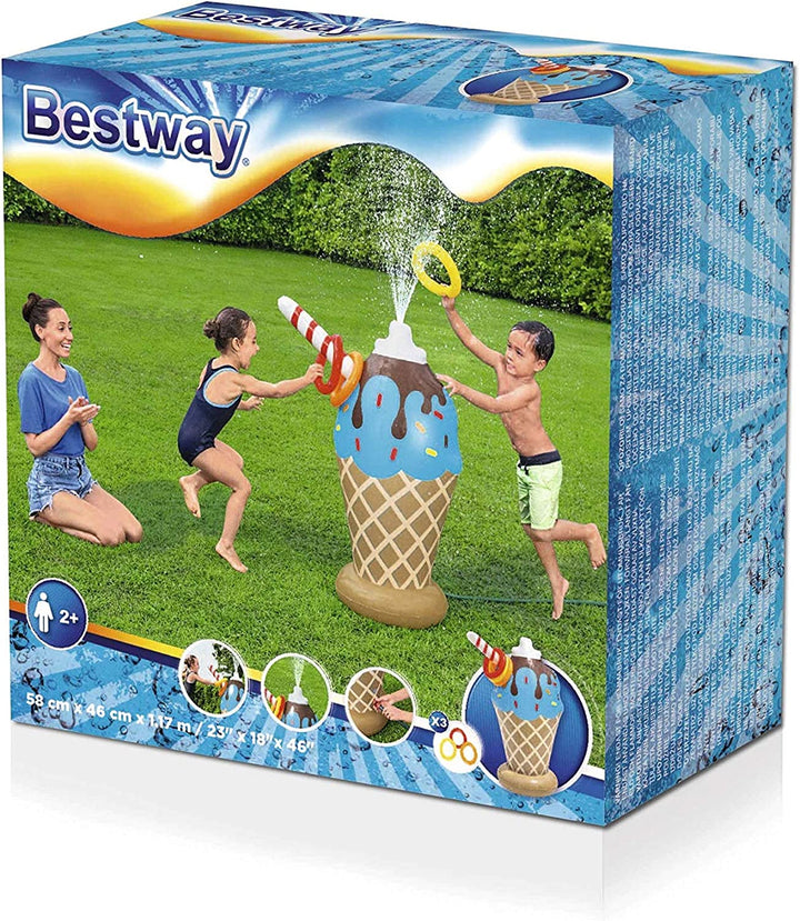 23" Ice Cream Sprinkler Sprayer & Ring Toss