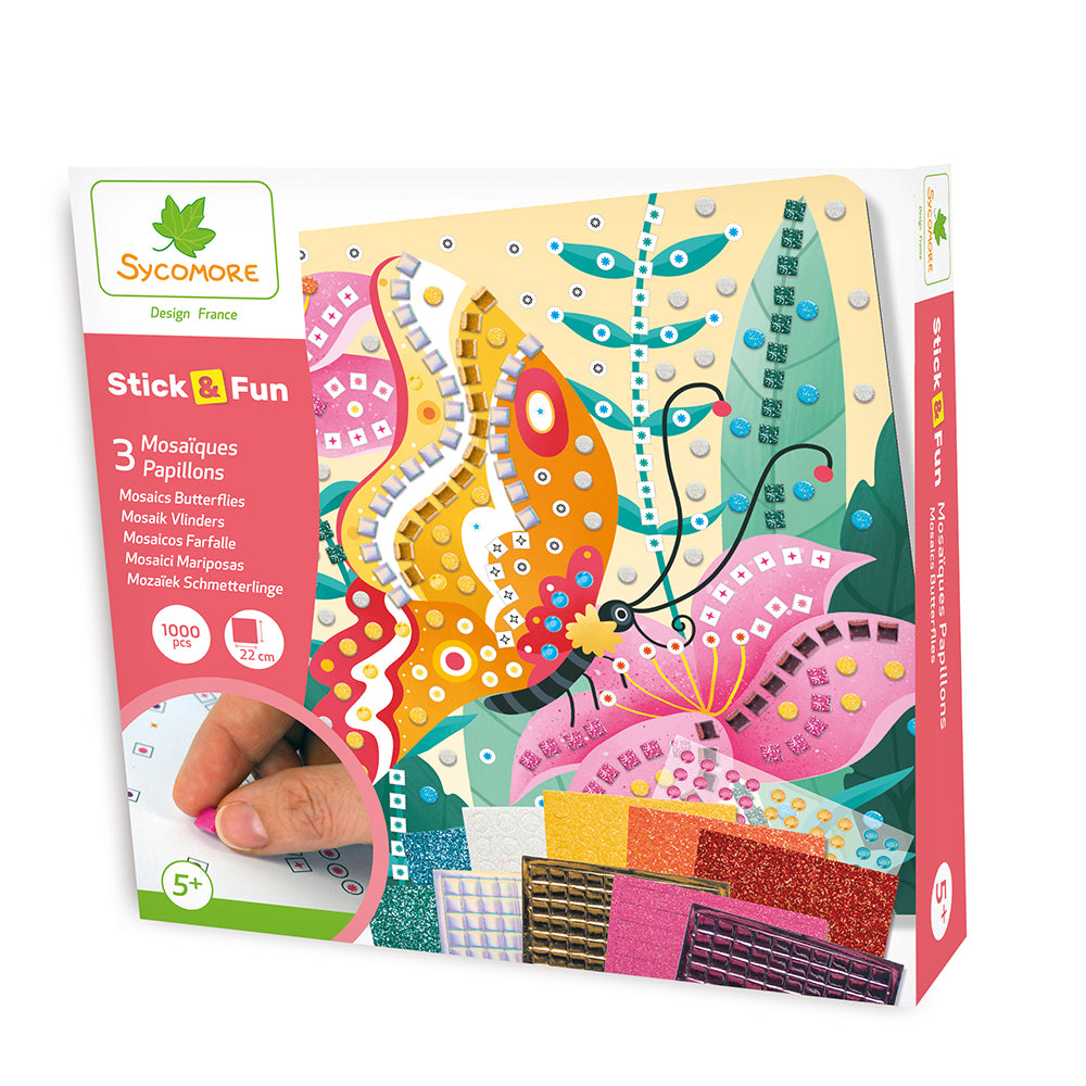 Stick'N Fun - Small Mosaics Butterflies