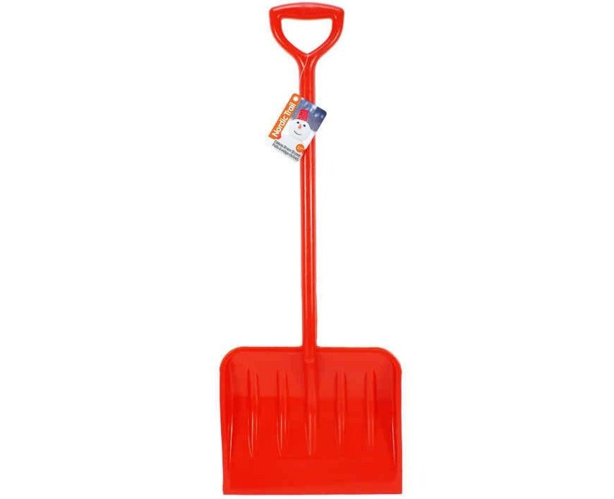 Nordic Kid's Plastic Red Snow Shovel