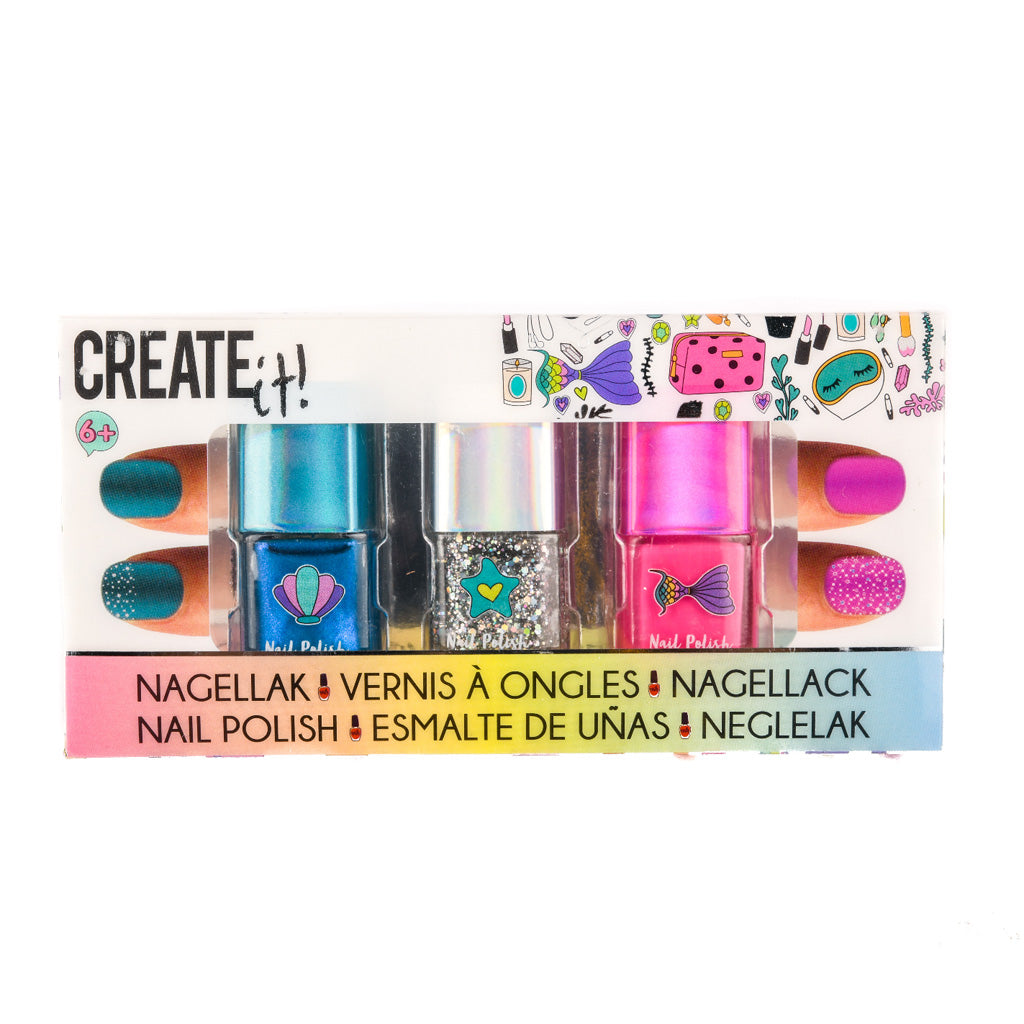 Create It! Nail Polish Mermaid 3 Pack