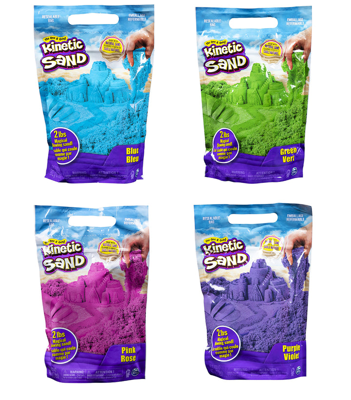 Kinetic Sand 2lb Assorted Colours