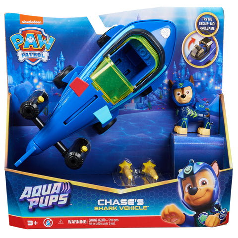 Paw Patrol Aqua Pup's Chase's Shark Vehicle