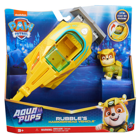 Paw Patrol Aqua Pup's Rubble's Hammerhead Vehicle