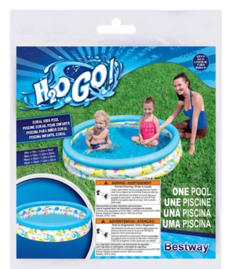 Inflatable Ocean Life 3-Ring Pool