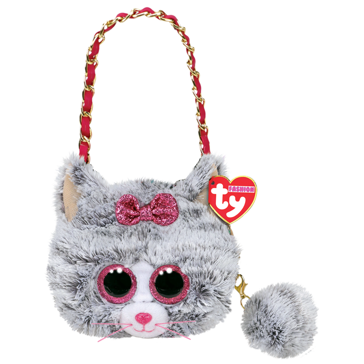 Ty Fashion Kiki the Striped Cat Mini Purse
