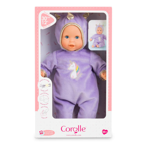 Corolle Bébé Calin Unicorn Baby Doll 12"