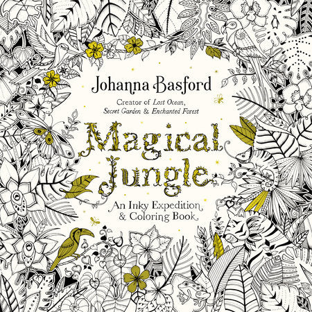 Magical Jungle Adult Colouring Book