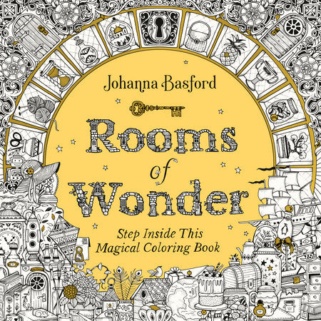 Rooms of Wonder Adult Colouring Book