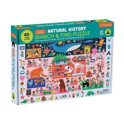 Natural History Museum Search & Find Puzzle 64pc