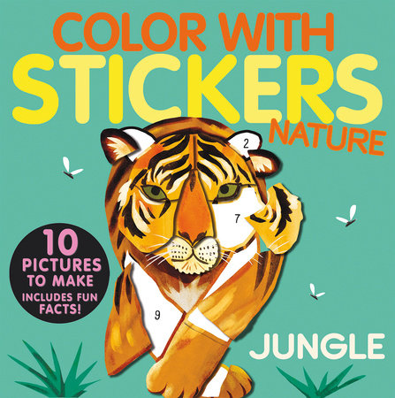 Colour with Stickers: Jungle