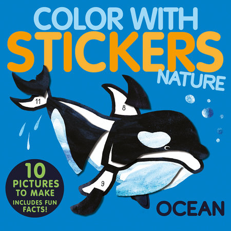 Colour with Stickers: Ocean