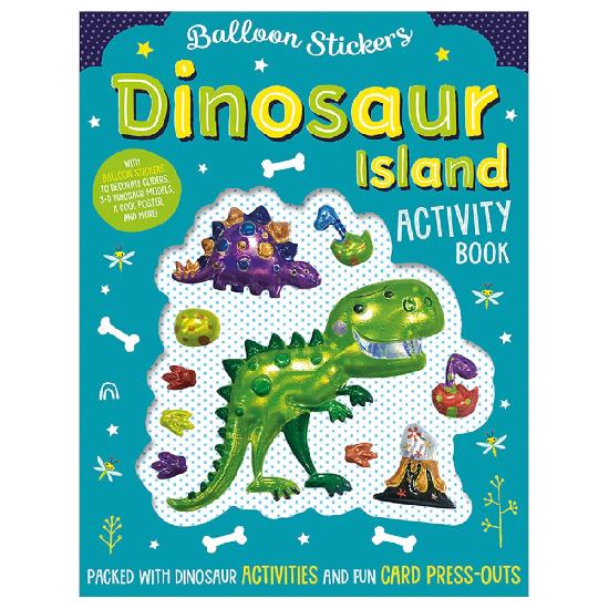 Balloon Stickers Dinosaur Island Activity Book