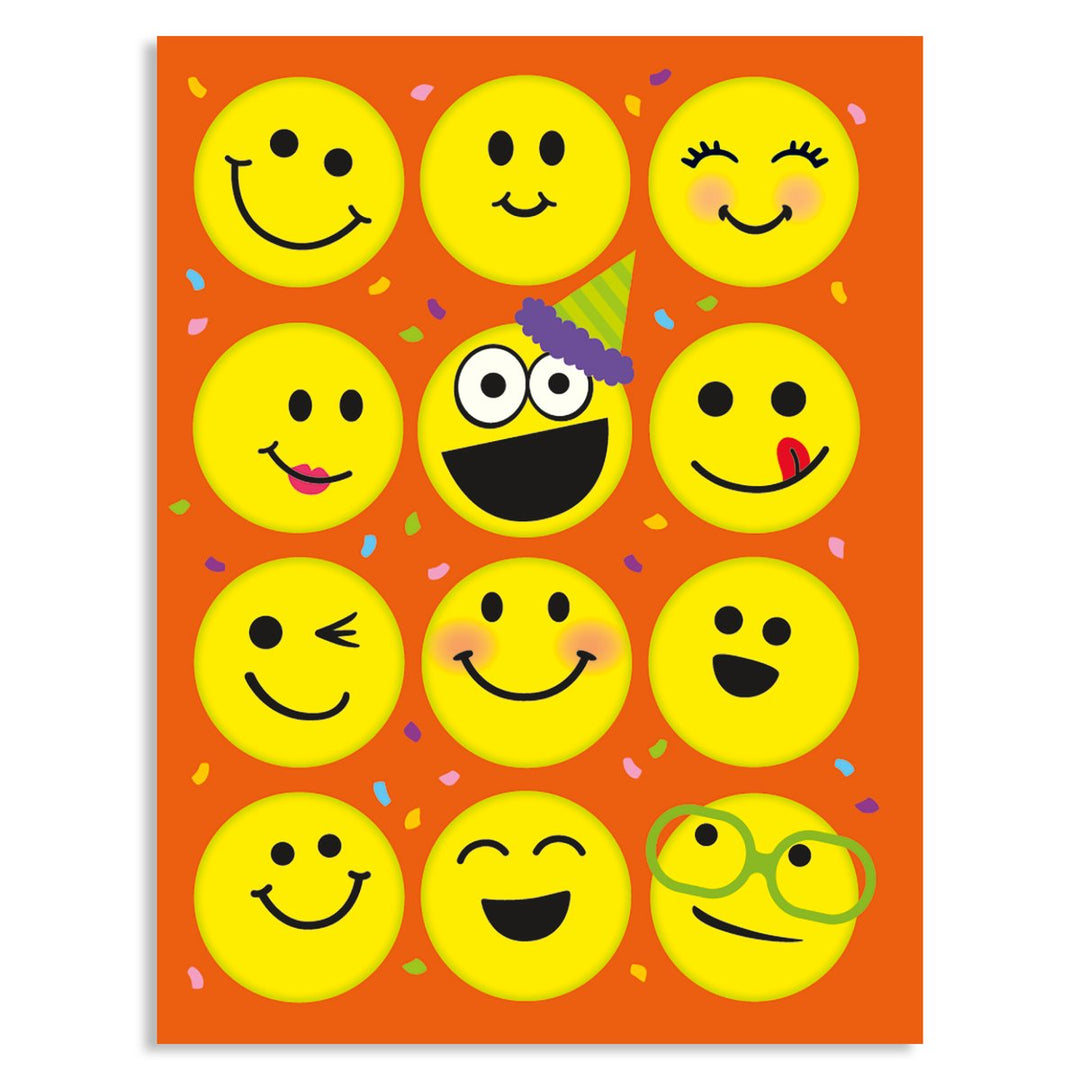 Smiley Emojis Enclosure Card