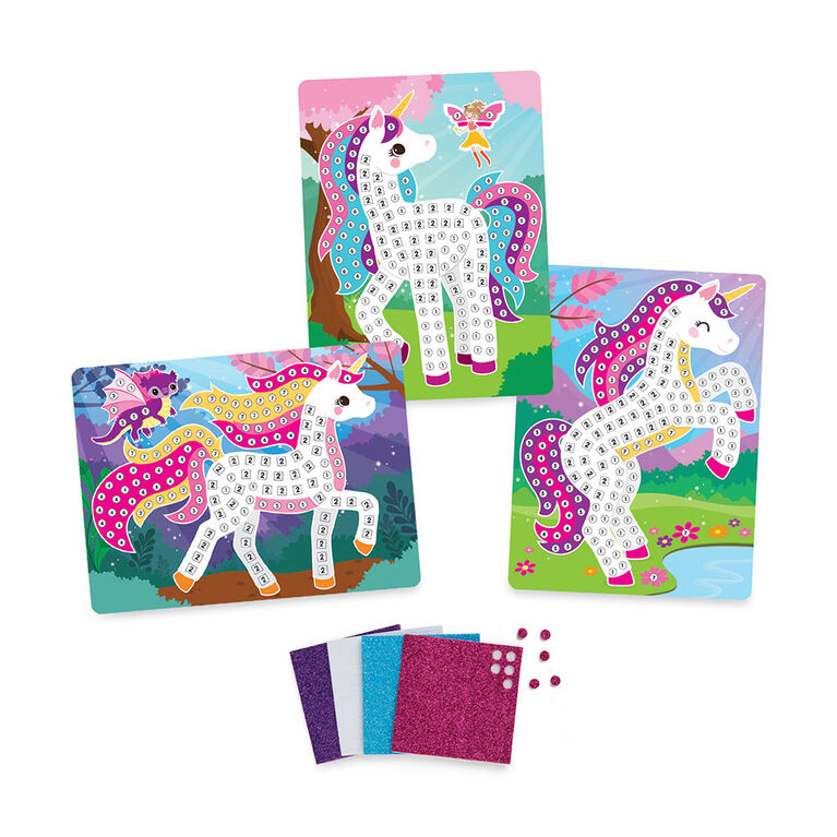 Sticky Mosaics Travel Pack: Unicorns