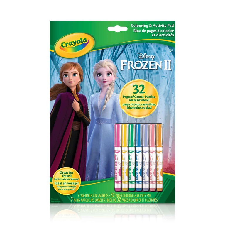 Crayola Disney Frozen II Colouring & Activity Pad