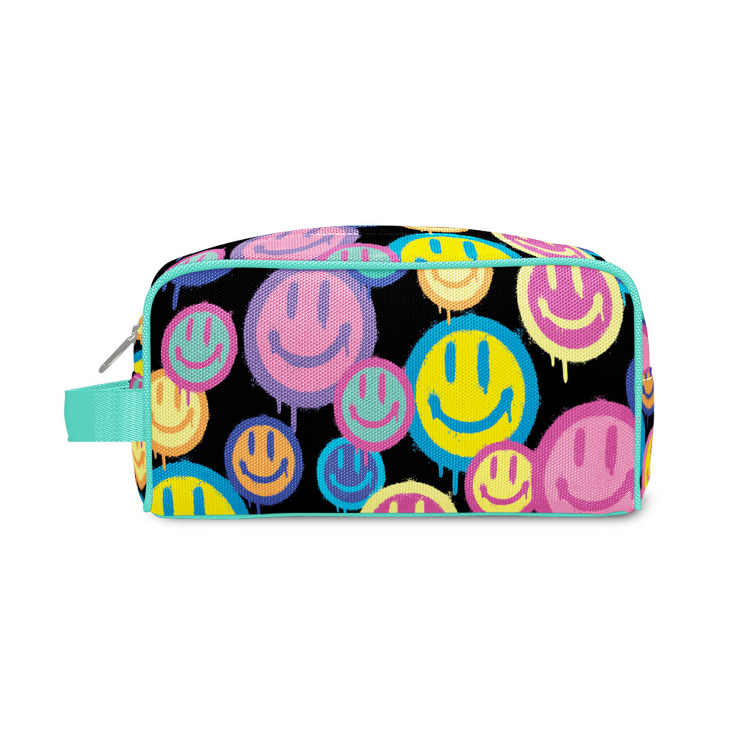 Top Trenz Spray Happy Puffer Cosmetic Bag