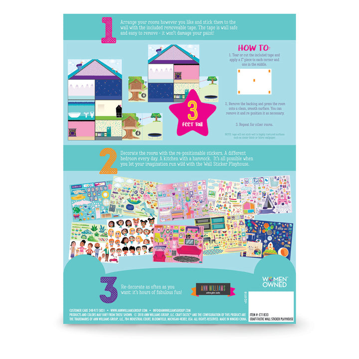 Craft-tastic Wall Sticker Playhouse