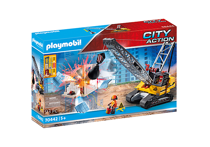 Playmobil Cable Excavator with Building Section