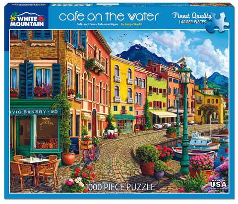White Mountain Cafe on the Water 1000pc Puzzle