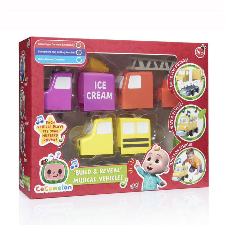 Cocomelon Build & Sounds Vehicles