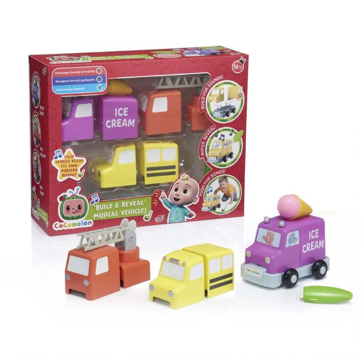 Cocomelon Build & Sounds Vehicles