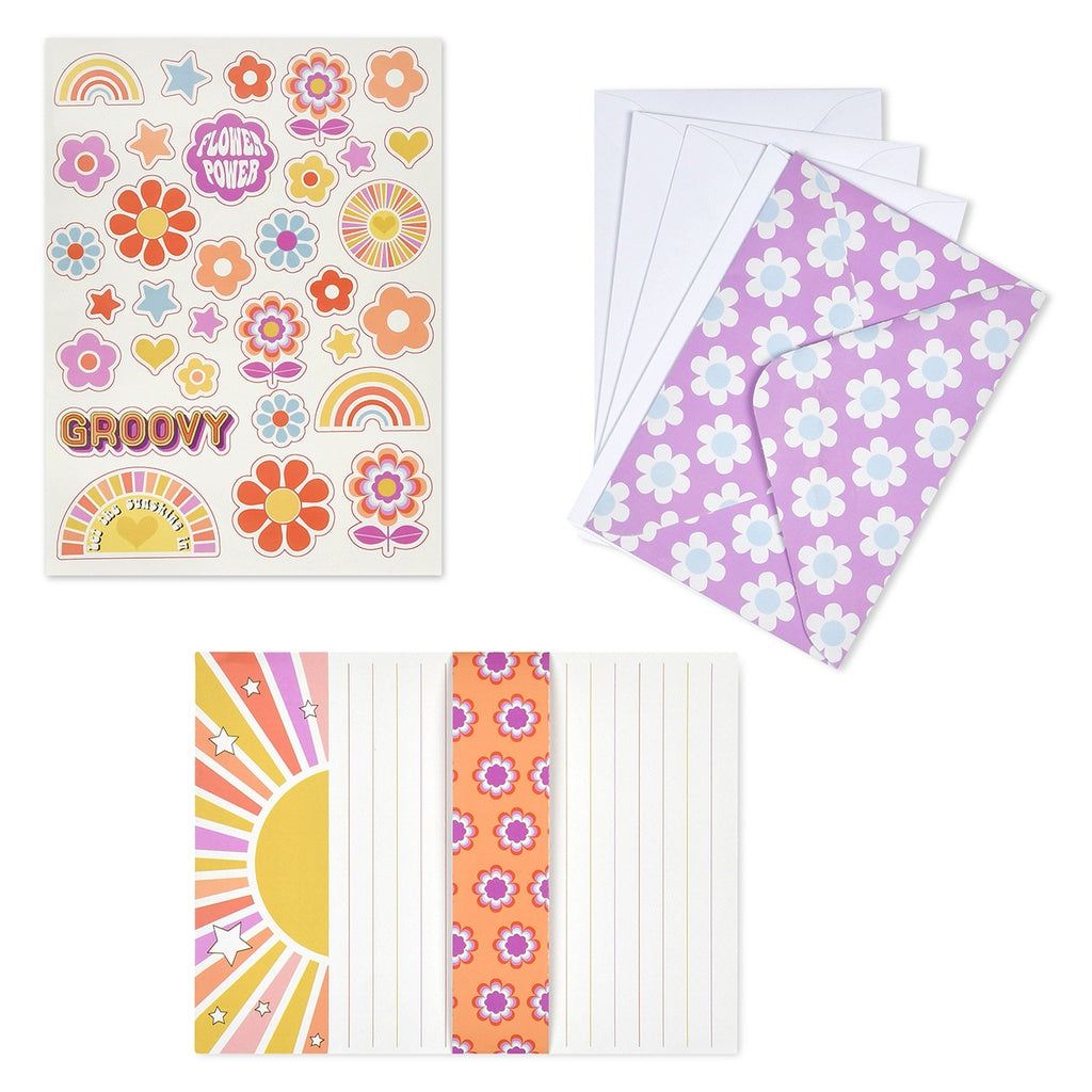 Iscream Feelin' Groovy Pen Pal Stationery Set